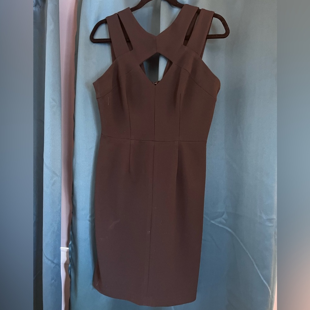 Betsy Johnson black cut out dress